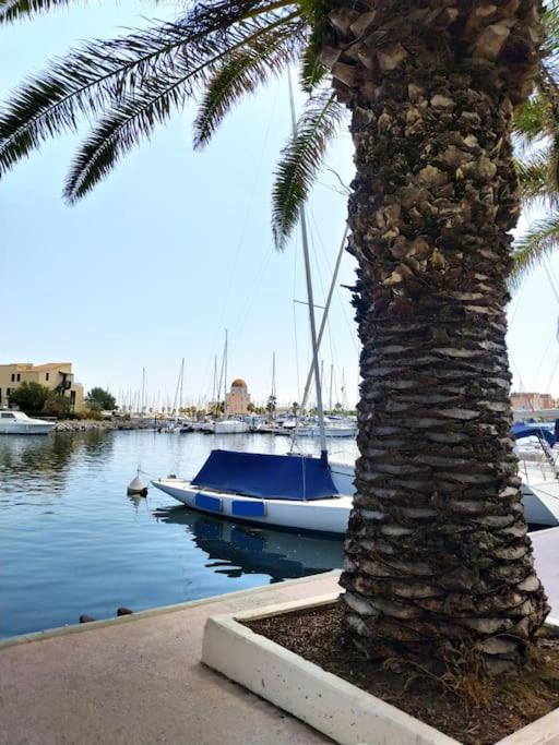 Joli Appartement Avec Grande Et Belle Terrasse, Au Pied De La Plage Du Grazel! Gruissan Zewnętrze zdjęcie
